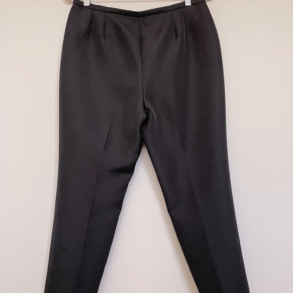 ALFANI dress pants black pattern textured
